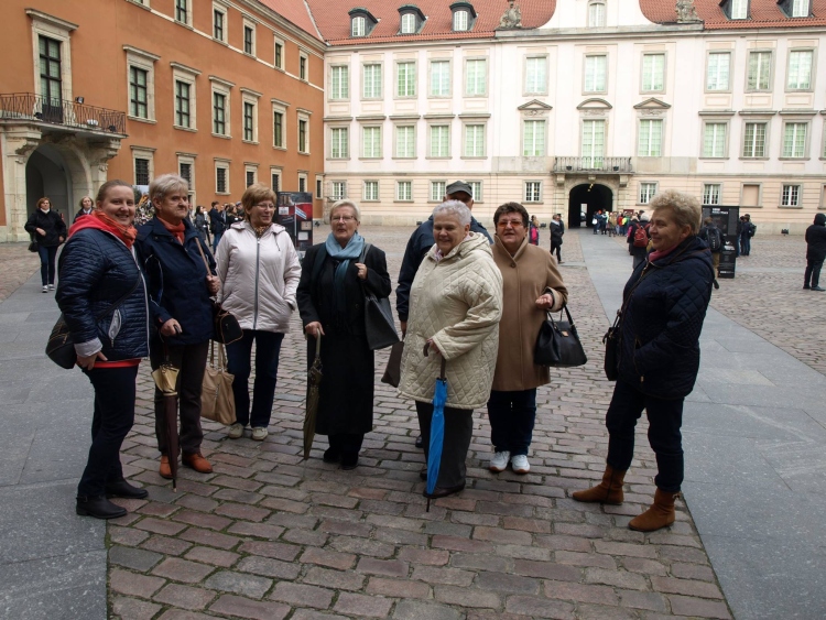 uczestnicy wyjazdu do Warszawy 